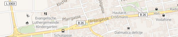 Karte Parkplatz Hintergasse Griesheim