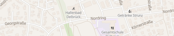 Karte Hallenbad Delbrück