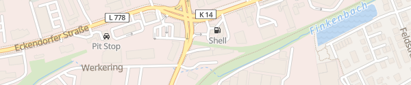Karte Shell Tankstelle Eckendorfer Straße Bielefeld
