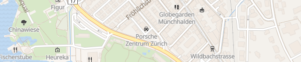 Karte Porsche Studio Zürich