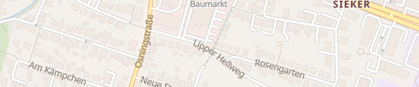 Karte Hornbach Bielefeld