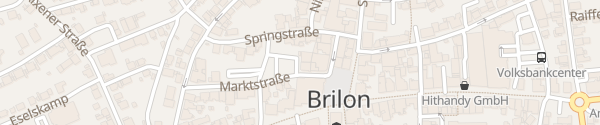 Karte Parkplatz Springstraße Brilon