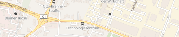 Karte Pollmeier Drive-In Bielefeld