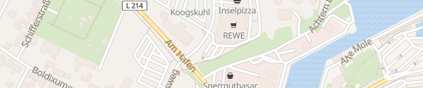 Karte REWE Wyk auf Föhr