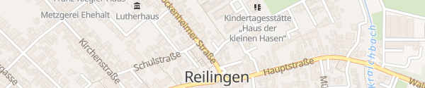 Karte Rathaus Reilingen