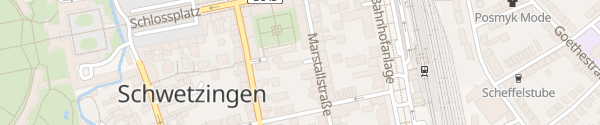 Karte Parkhaus Marstallstraße Schwetzingen