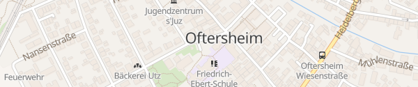 Karte Rathaus Oftersheim