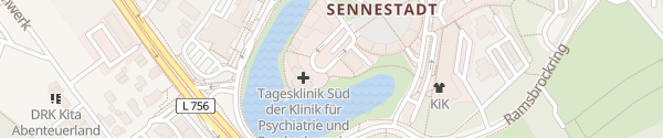 Karte Sennestadthaus Bielefeld