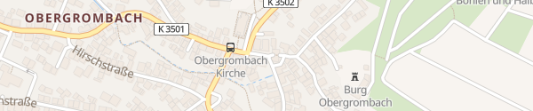 Karte Volksbank-Zweigstelle Obergrombach Bruchsal