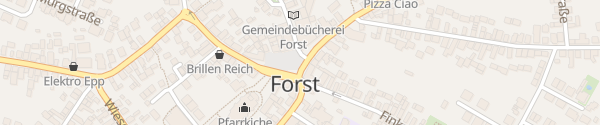 Karte Rathaus Forst
