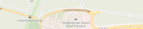 Karte Steigenberger Airport Hotel Frankfurt am Main