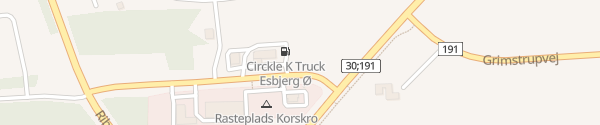 Karte Clever Ladesäule Esbjerg