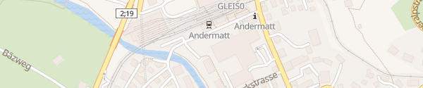 Karte The Chedi Andermatt