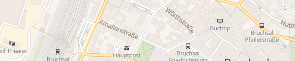 Karte Luisenstraße Bruchsal