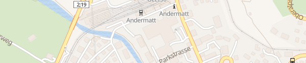 Karte The Chedi Hotel Andermatt