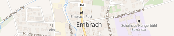 Karte Raiffeisenbank Embrach