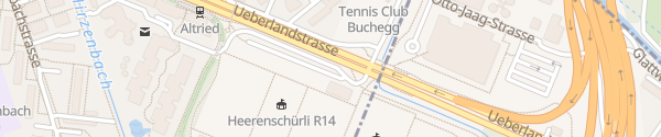 Karte Sportzentrum Heerenschürli Zürich
