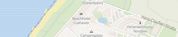 Karte Hotel Muschelgrund Cuxhaven