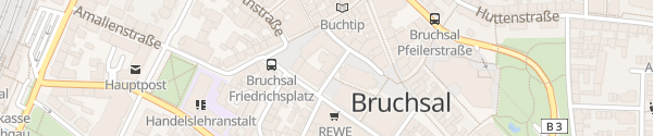 Karte Parkhaus Sparkasse Bruchsal