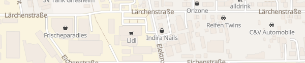 Karte Lidl Griesheim Frankfurt am Main