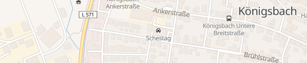 Karte Autohaus Schestag Königsbach-Stein