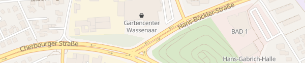 Karte Gartencenter Wassenaar Leherheide Bremerhaven