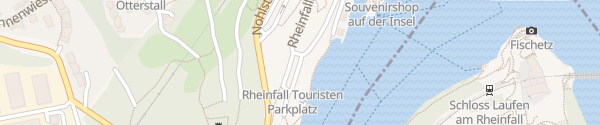 Karte Rheinfall Parking P1 Neuhausen am Rheinfall