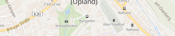 Karte Kurgarten Willingen (Upland)