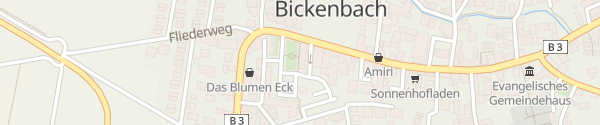 Karte Rathaus Bickenbach