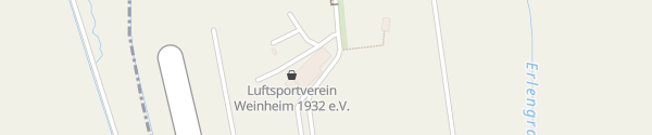 Karte Flugplatz Weinheim
