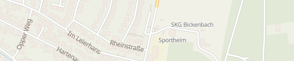 Karte Sportplatz Bickenbach