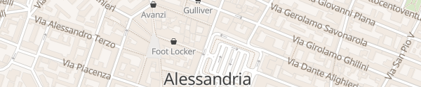 Karte Piazza della Libertà Alessandria