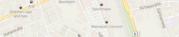 Karte Fachmarktzentrum Bensheim