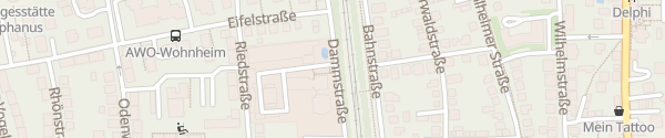 Karte GGEW AG Kundenparkplatz Bensheim