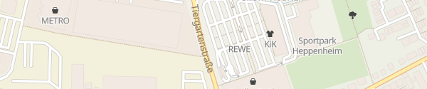 Karte REWE Center Heppenheim