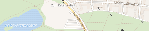 Karte Rebstockbad Frankfurt am Main