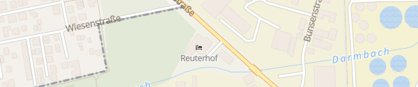 Karte Hotel Reuterhof Darmstadt