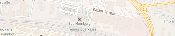 Karte Bahnhof Bad Homburg vor der Höhe