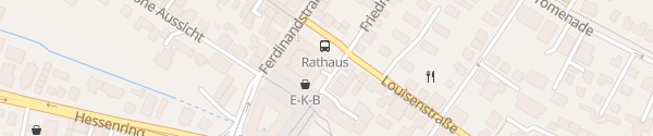 Karte Rathausplatz Bad Homburg vor der Höhe