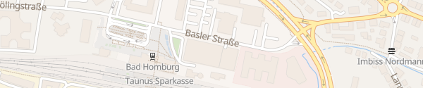 Karte Parkhaus am Bahnhof Bad Homburg vor der Höhe