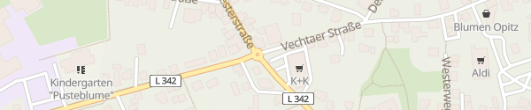 Karte K+K Klaas & Kock Twistringen