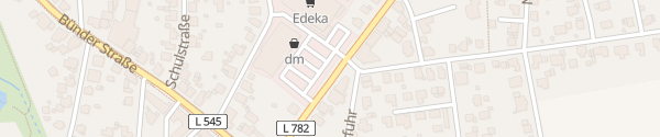 Karte EDEKA Center Wehrmann Hiddenhausen