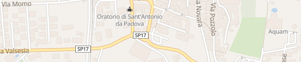 Karte Parcheggio Piazzale Guandra Oleggio