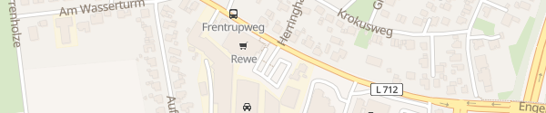Karte REWE Engerstraße Herford