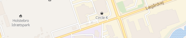 Karte Circle K Lægårdvej Holstebro