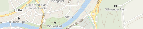 Karte Parkplatz am Wöhrd Sulz am Neckar