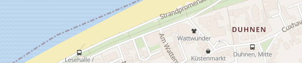 Karte Hotel Strandperle Cuxhaven