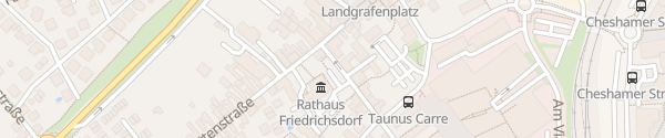 Karte Rathaus Friedrichsdorf