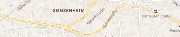 Karte Gunzostraße Bad Homburg