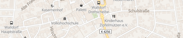 Karte Parkhaus am Astorgarten Walldorf